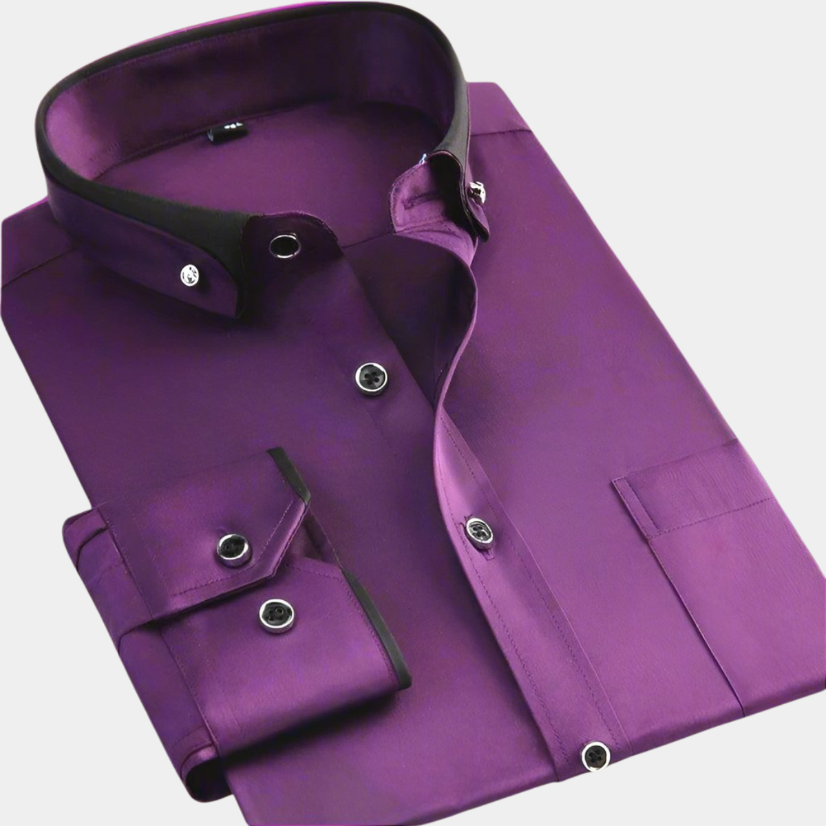 ROSSI ROMA | CAMICIA CLASSICA DA UOMO A MANICHE LUNGHE
