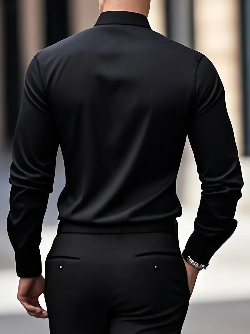 ROSSI ROMA™ | CAMICIA TRASPIRANTE A MANICHE LUNGHE