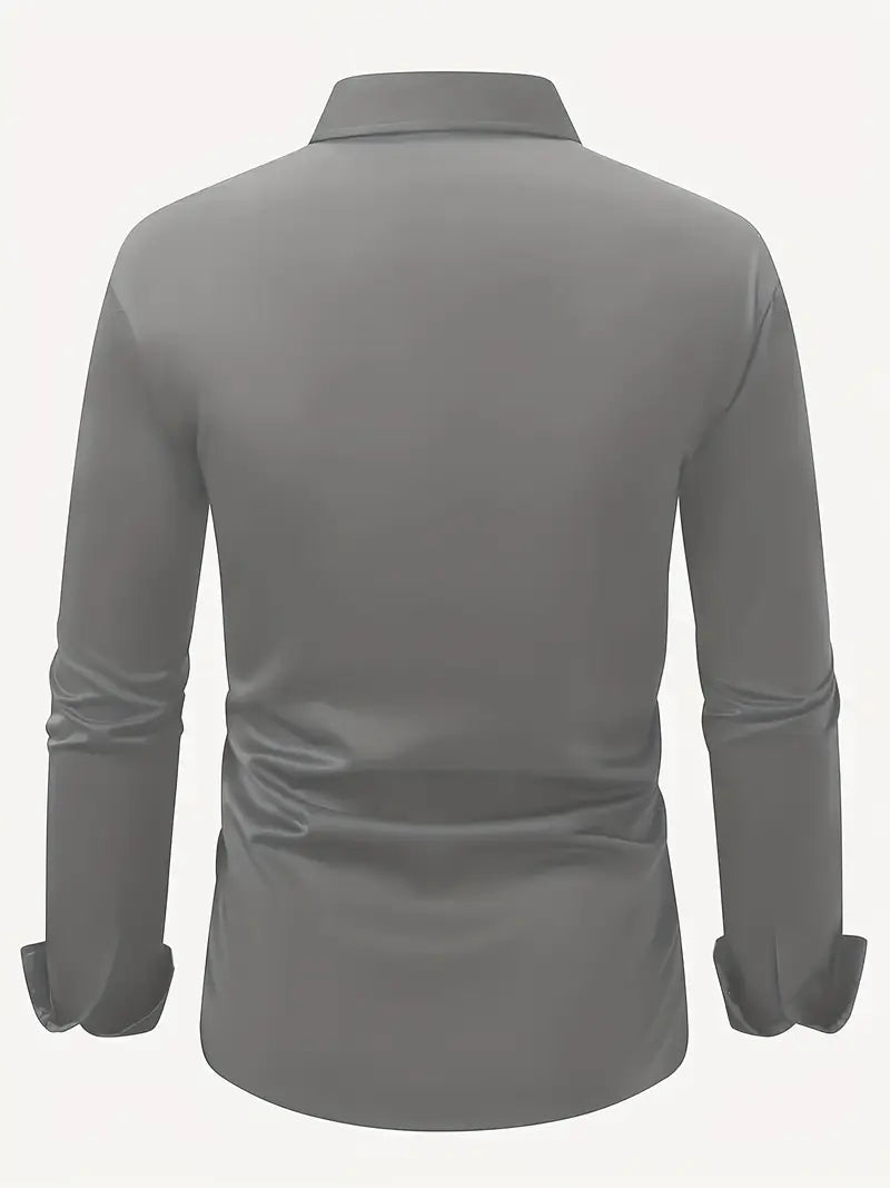 ROSSI ROMA™ | CAMICIA TRASPIRANTE A MANICHE LUNGHE