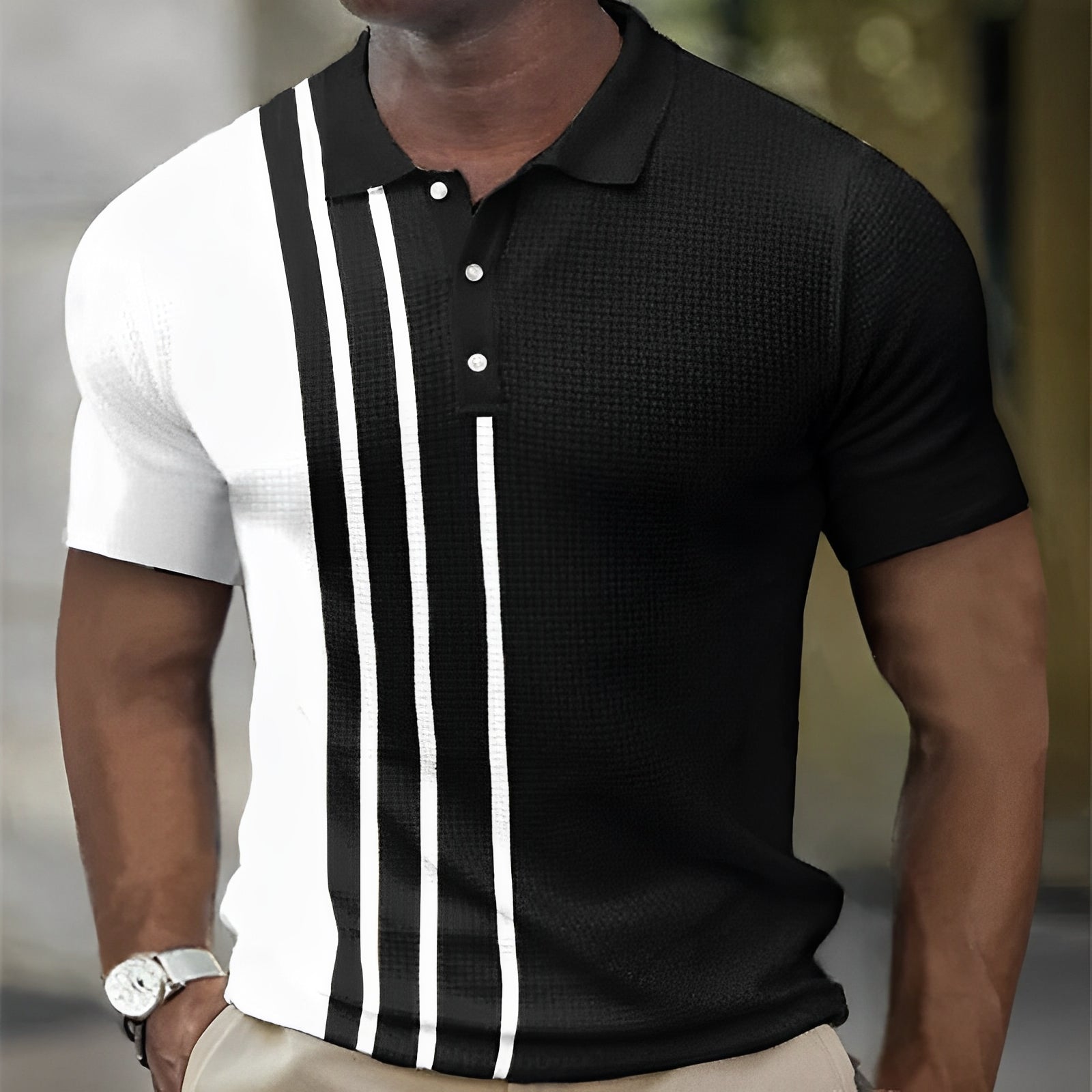 ANDREA  |  POLO SLIMFIT A RIGHE
