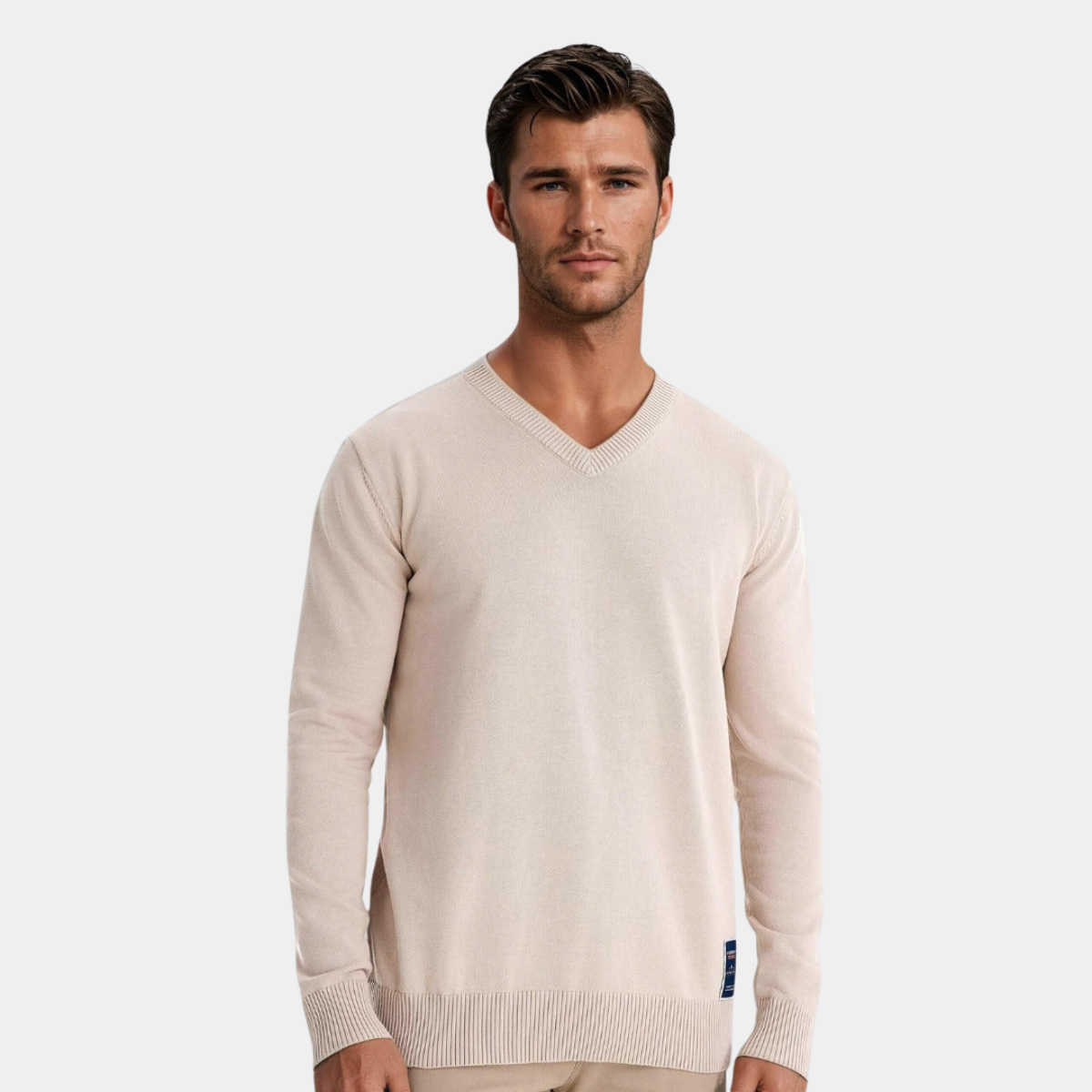 ROSSI ROMA™ | MAGLIONE CON SCOLLO A V