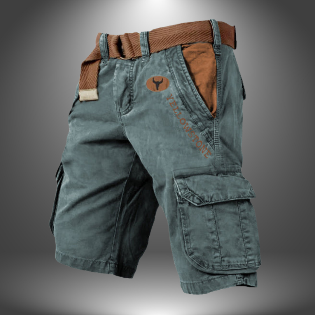 SEAN | SHORT CARGO ARTIGIANALE CON TASCHE