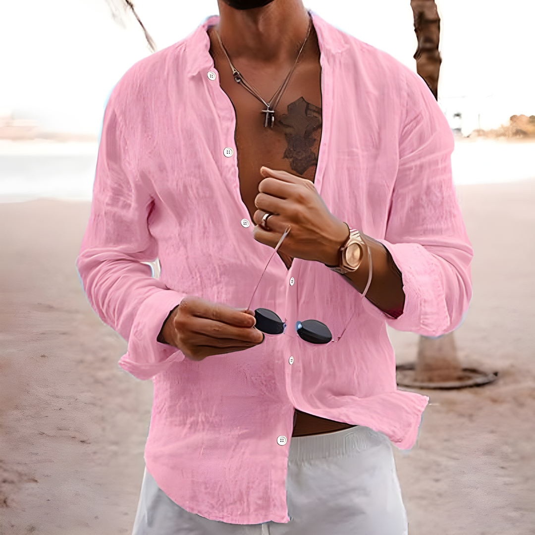 CAMICIA ESTIVA IN COTONE NATURALE