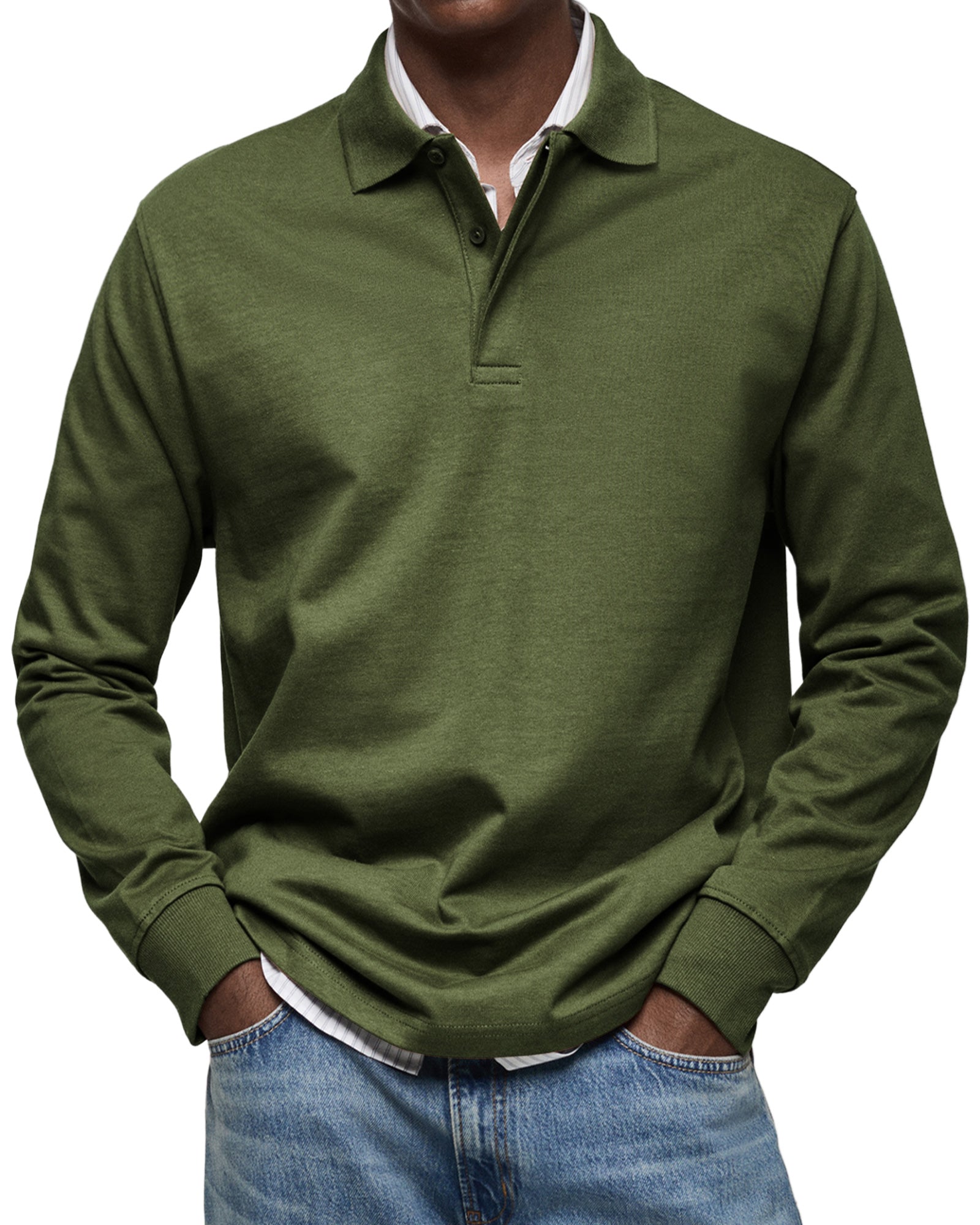 RICCARDO | POLO A MANICHE LUNGHE ELEGANTE