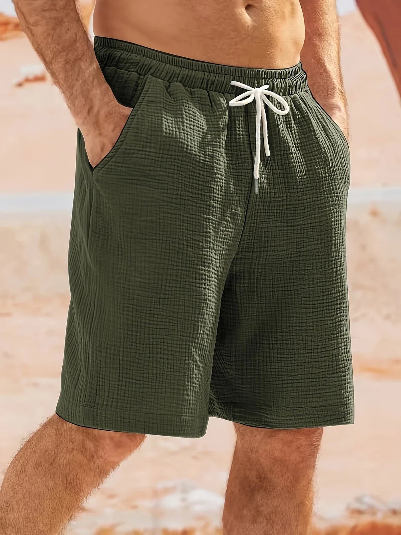 RICCARDO | SHORT LEGGERO CON TASCHE
