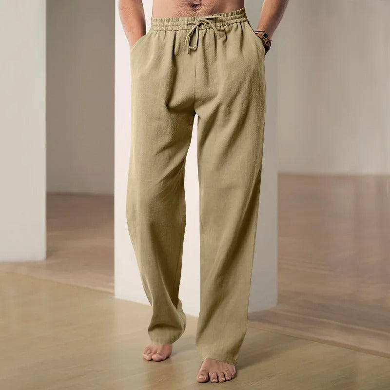 ROSSI ROMA | PANTALONI IN LINO IBIZA
