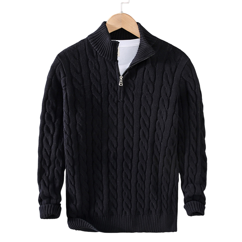 FABIO | MAGLIONE DI LUSSO CON ZIP