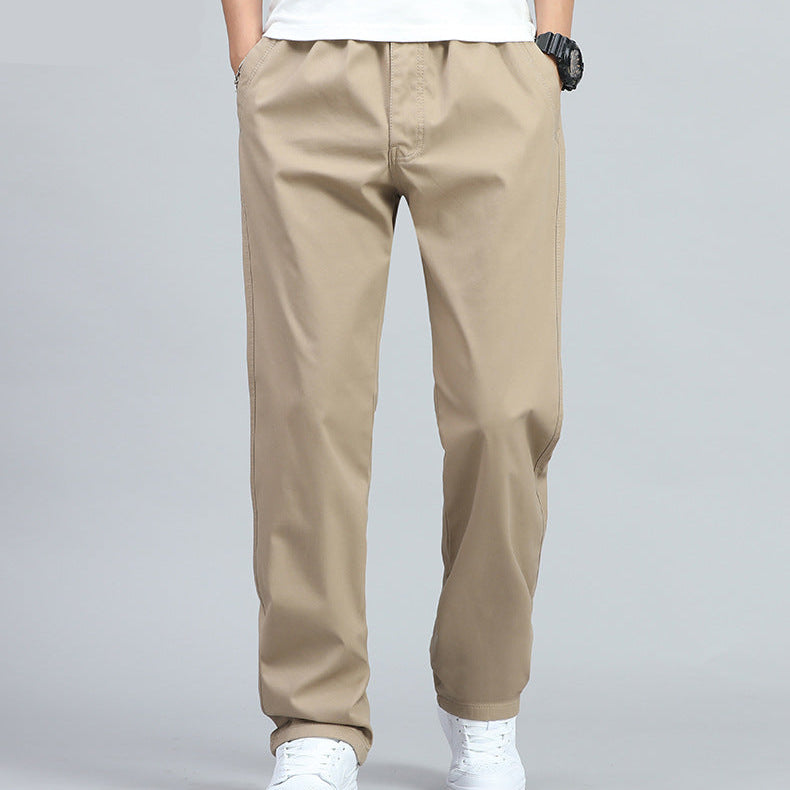 ROSSI ROMA | PANTALONI LARGHI DA UOMO IN COTONE