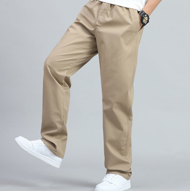 ROSSI ROMA | PANTALONI LARGHI DA UOMO IN COTONE