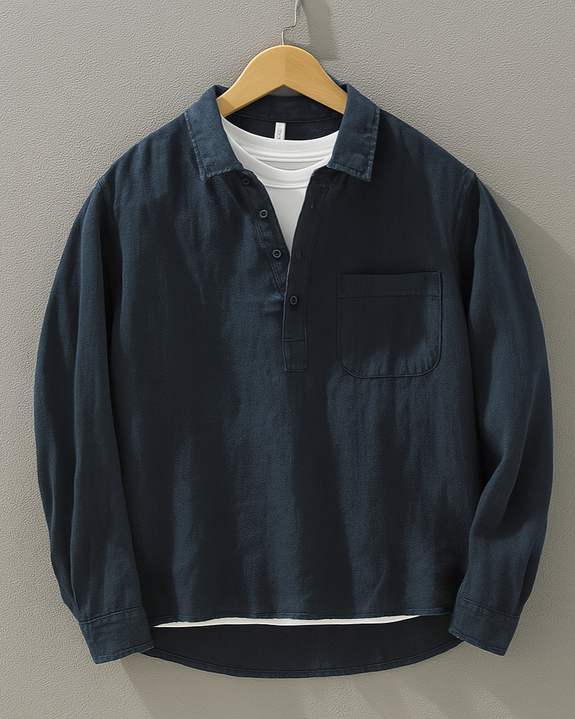 ANDREA | CAMICIA COTONE‑LINO
