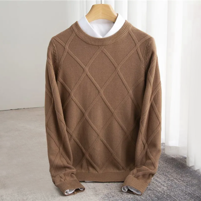 Rossi Roma | Maglione Argyle in Cashmere