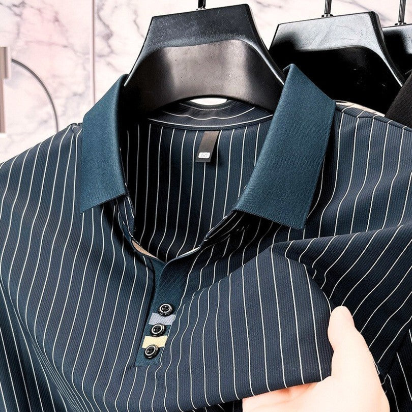 ROSSI ROMA | POLO A RIGHE RAFFINATA