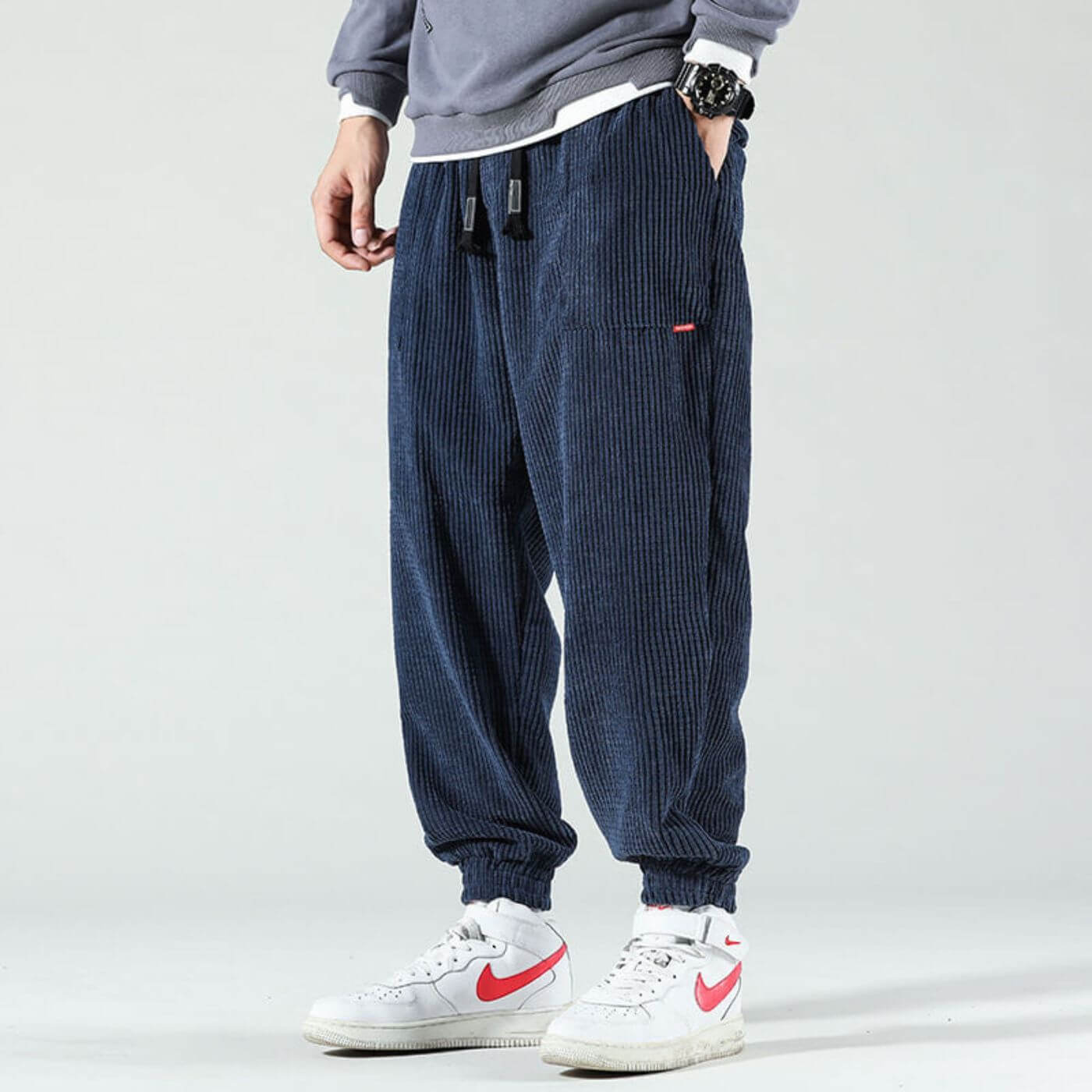 FILIPPO | PANTALONI JOGGING IN CORDOLO STILOSI