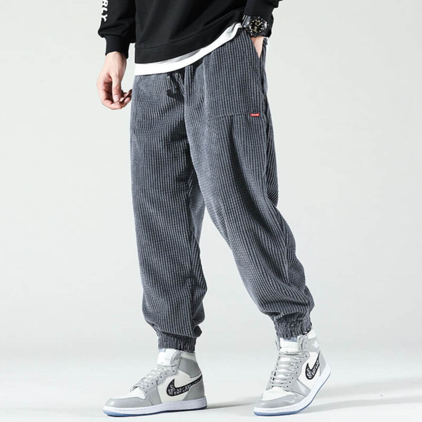 FILIPPO | PANTALONI JOGGING IN CORDOLO STILOSI