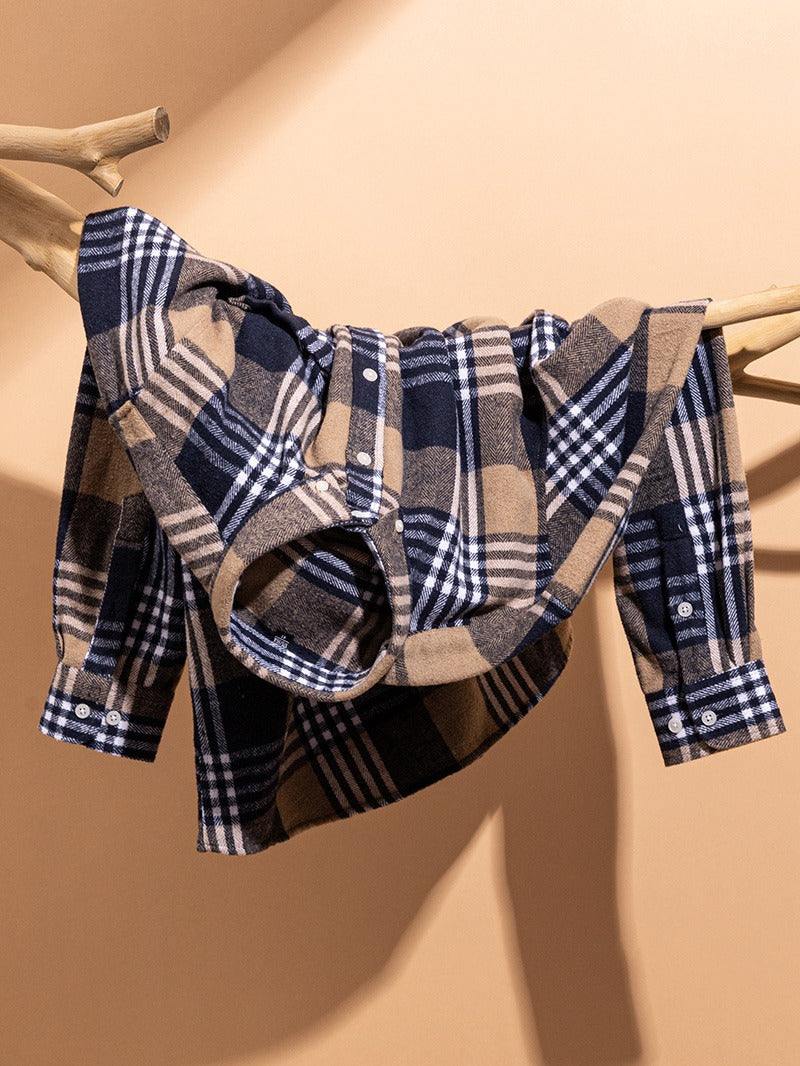 ROSSI ROMA| CAMICIA DI COTONE A QUADRI