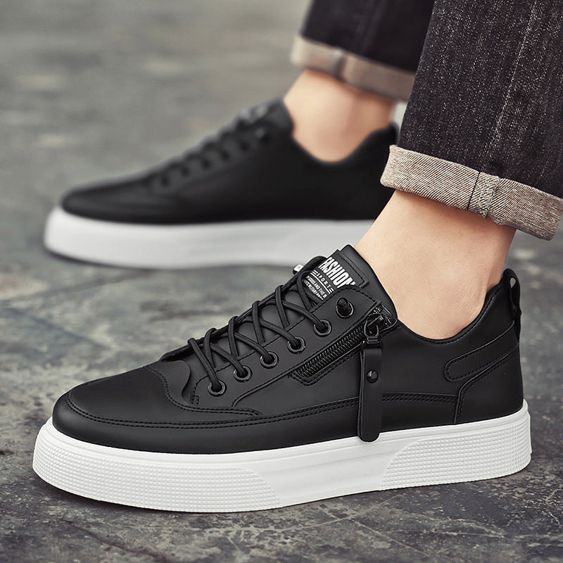 CIRO | SNEAKERS IN PELLE CON DETTAGLIO ZIP
