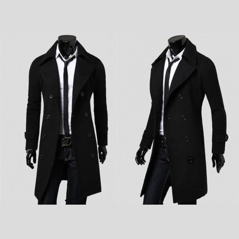 Neri | Cappotto Doppiopetto in Lana