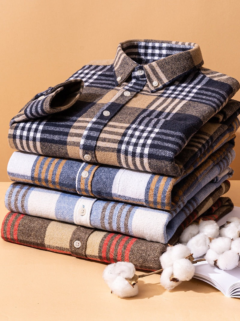 ROSSI ROMA| CAMICIA DI COTONE A QUADRI