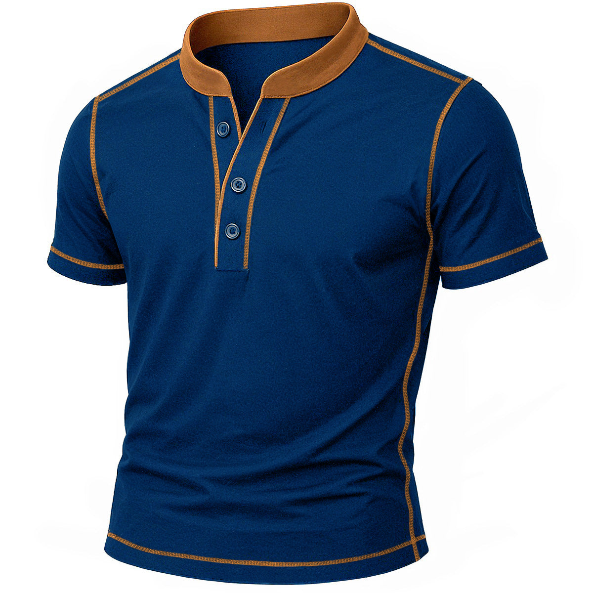 OLIVIERI | CAMICIA HENLEY CON BORDO EMBER