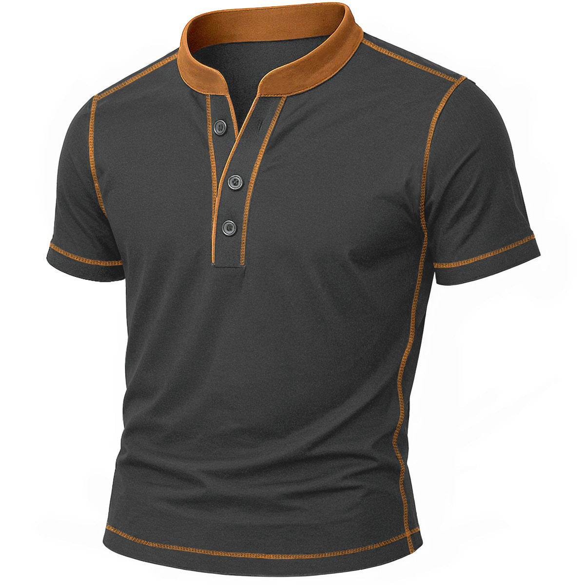 OLIVIERI | CAMICIA HENLEY CON BORDO EMBER