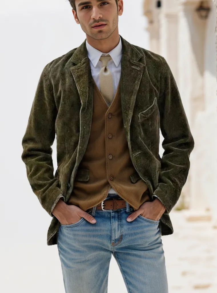 Rieti | Giacca in Finto Suede