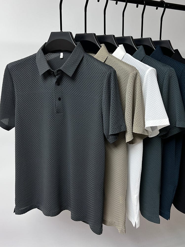 ANDREA | POLO TRASPIRANTE CON DETTAGLI IN MESH