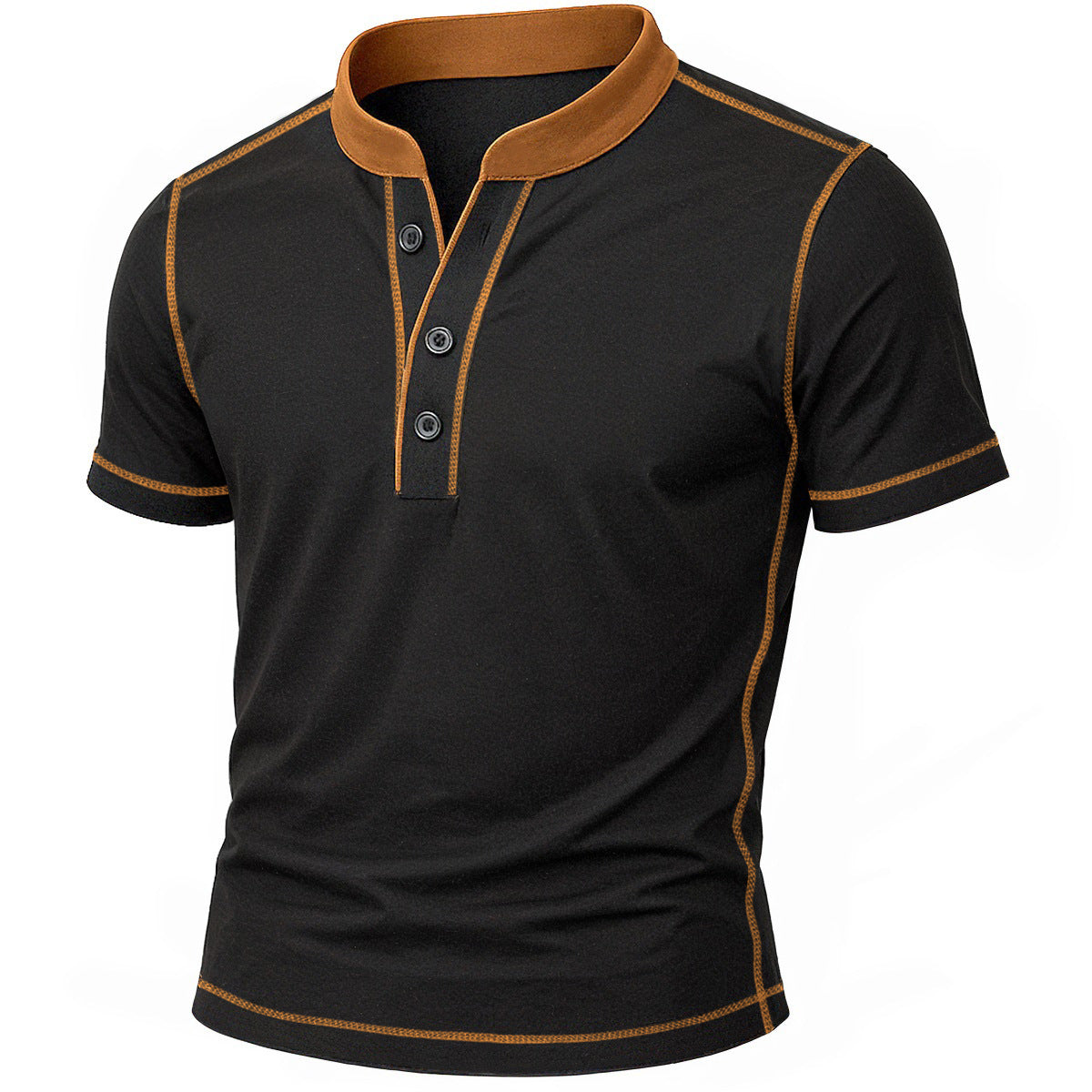 OLIVIERI | CAMICIA HENLEY CON BORDO EMBER