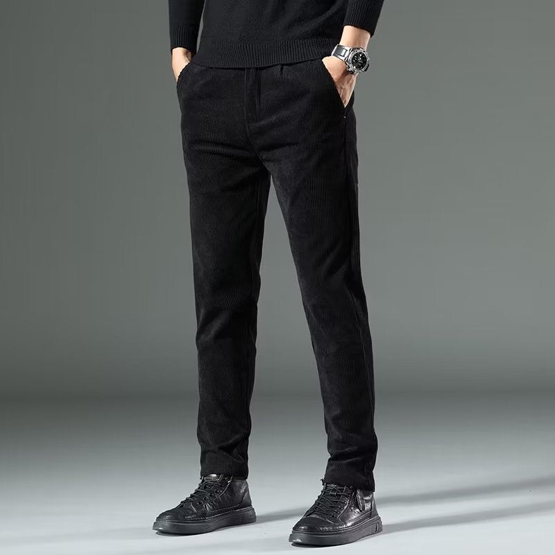 Ettore | Pantaloni in Velluto Elasticizzato