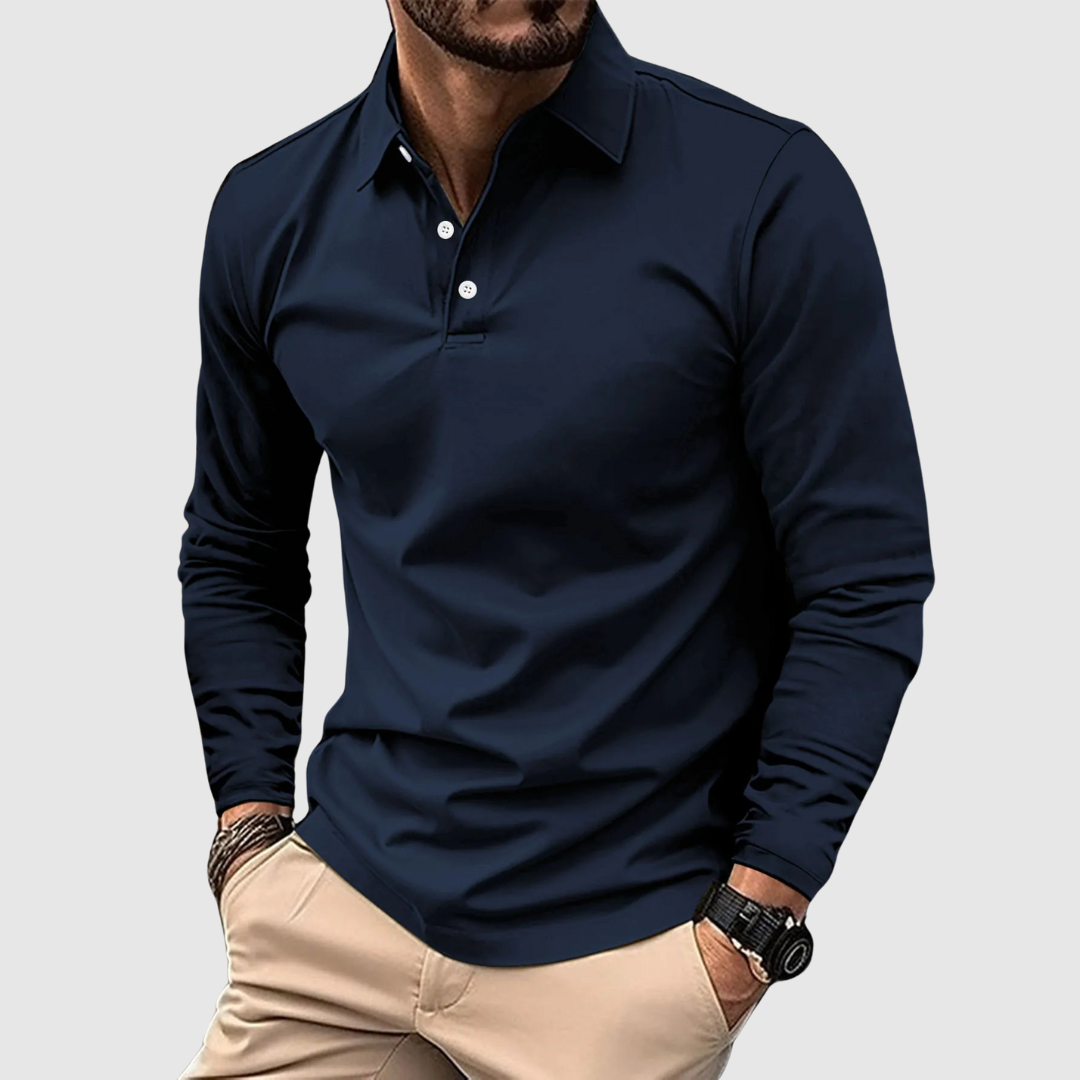 LEONARDO | POLO PREMIUM A MANICHE LUNGHE