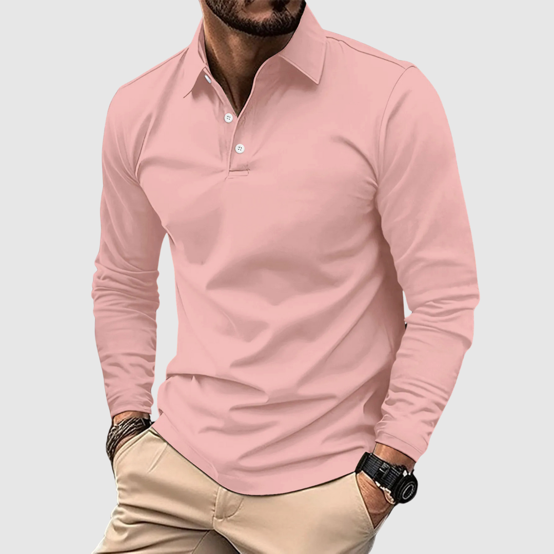 LEONARDO | POLO PREMIUM A MANICHE LUNGHE