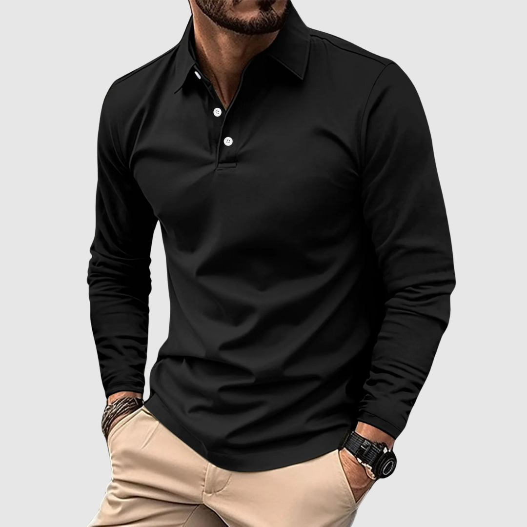LEONARDO | POLO PREMIUM A MANICHE LUNGHE