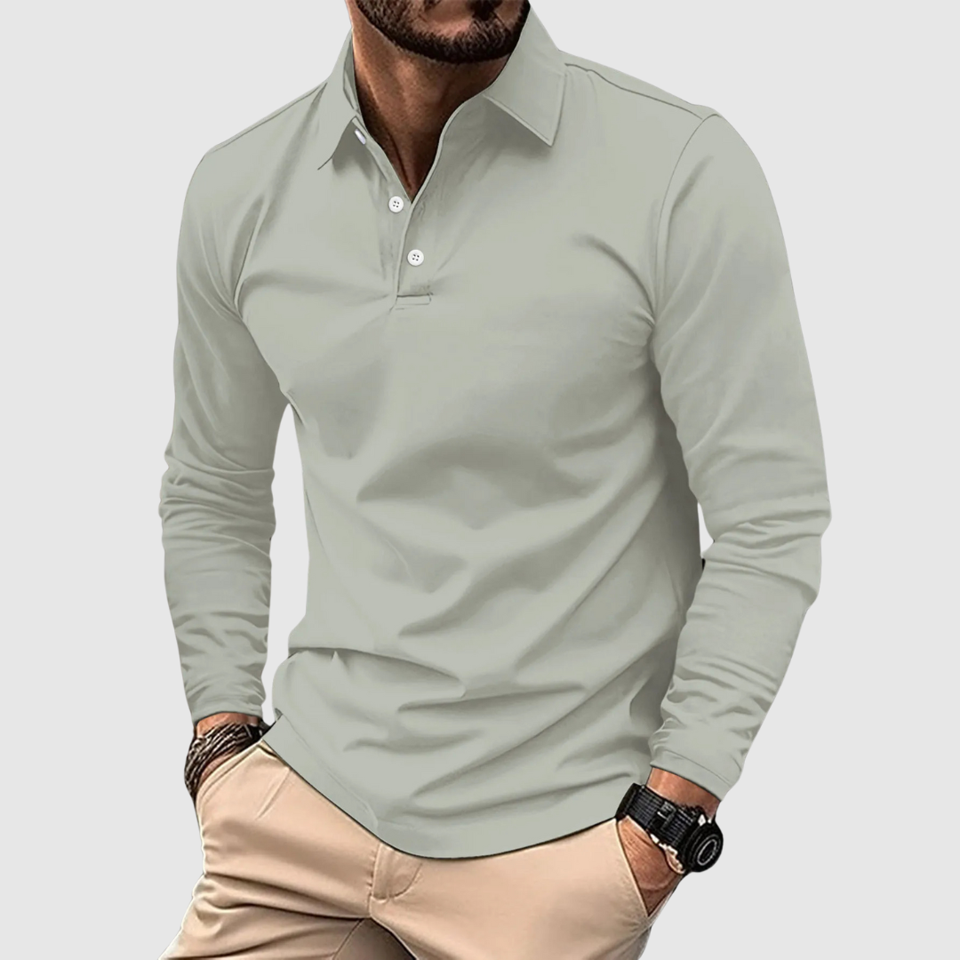 LEONARDO | POLO PREMIUM A MANICHE LUNGHE