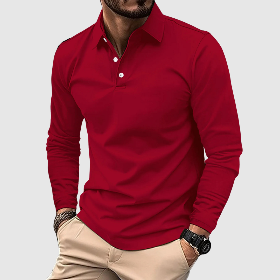 LEONARDO | POLO PREMIUM A MANICHE LUNGHE