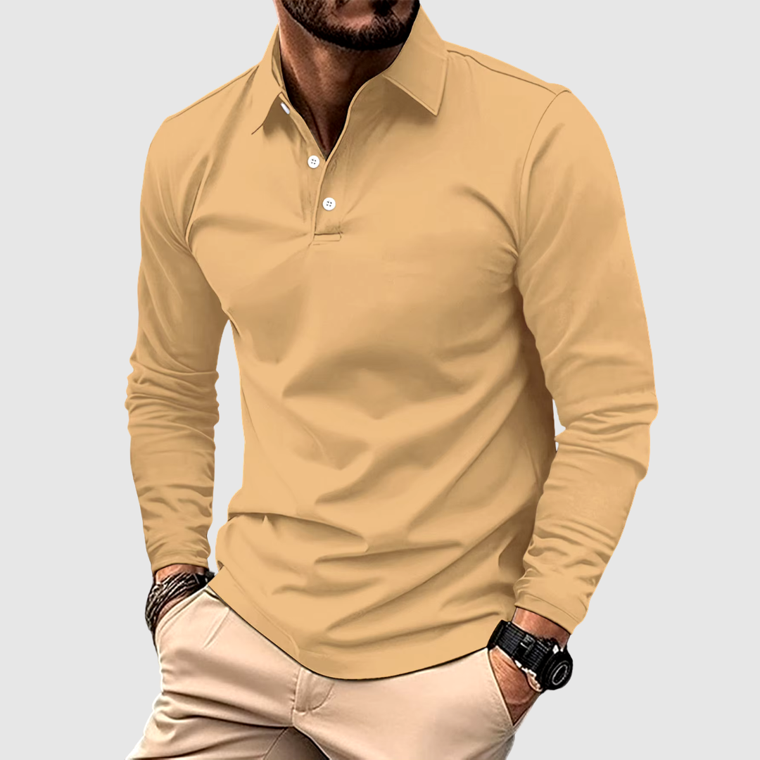LEONARDO | POLO PREMIUM A MANICHE LUNGHE