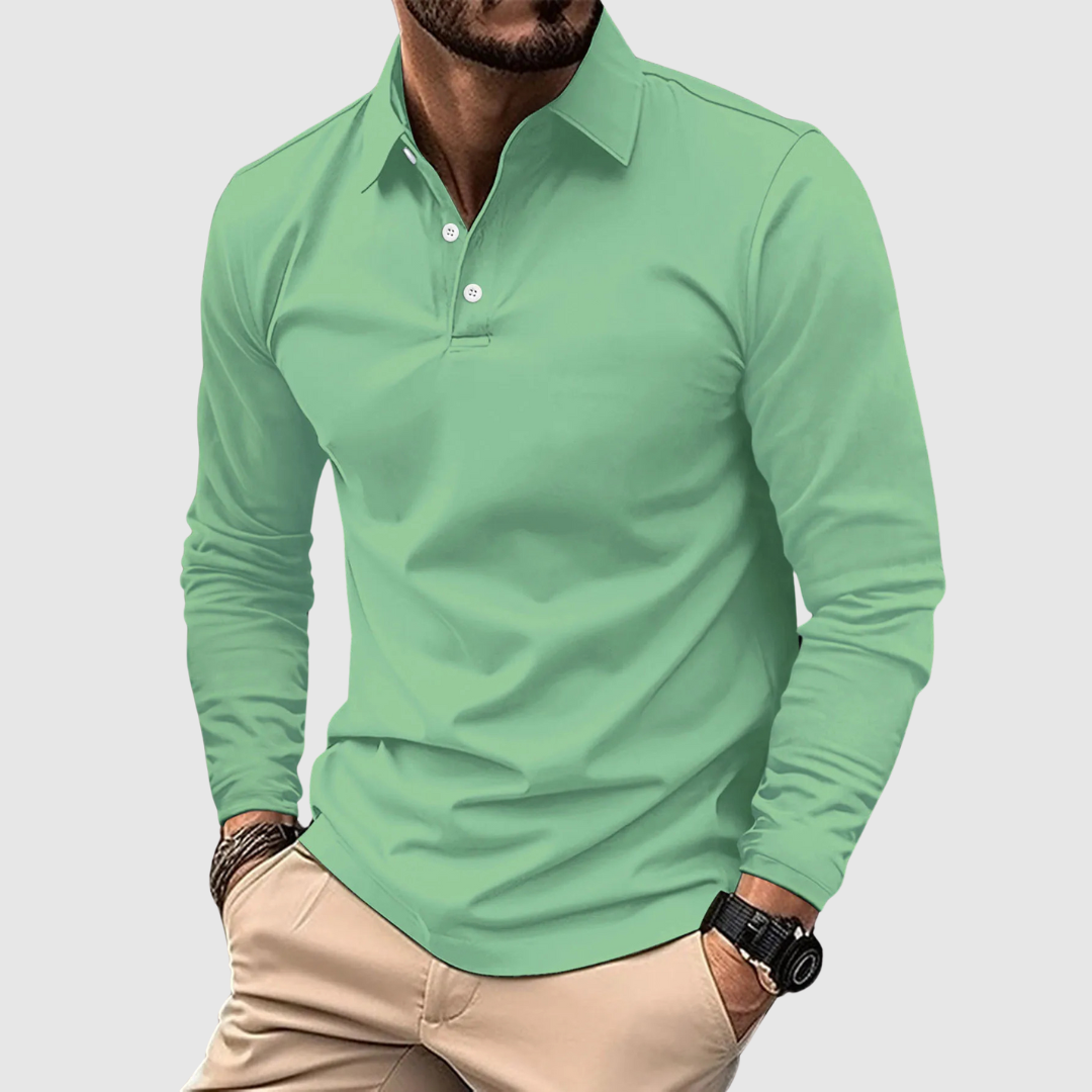 LEONARDO | POLO PREMIUM A MANICHE LUNGHE