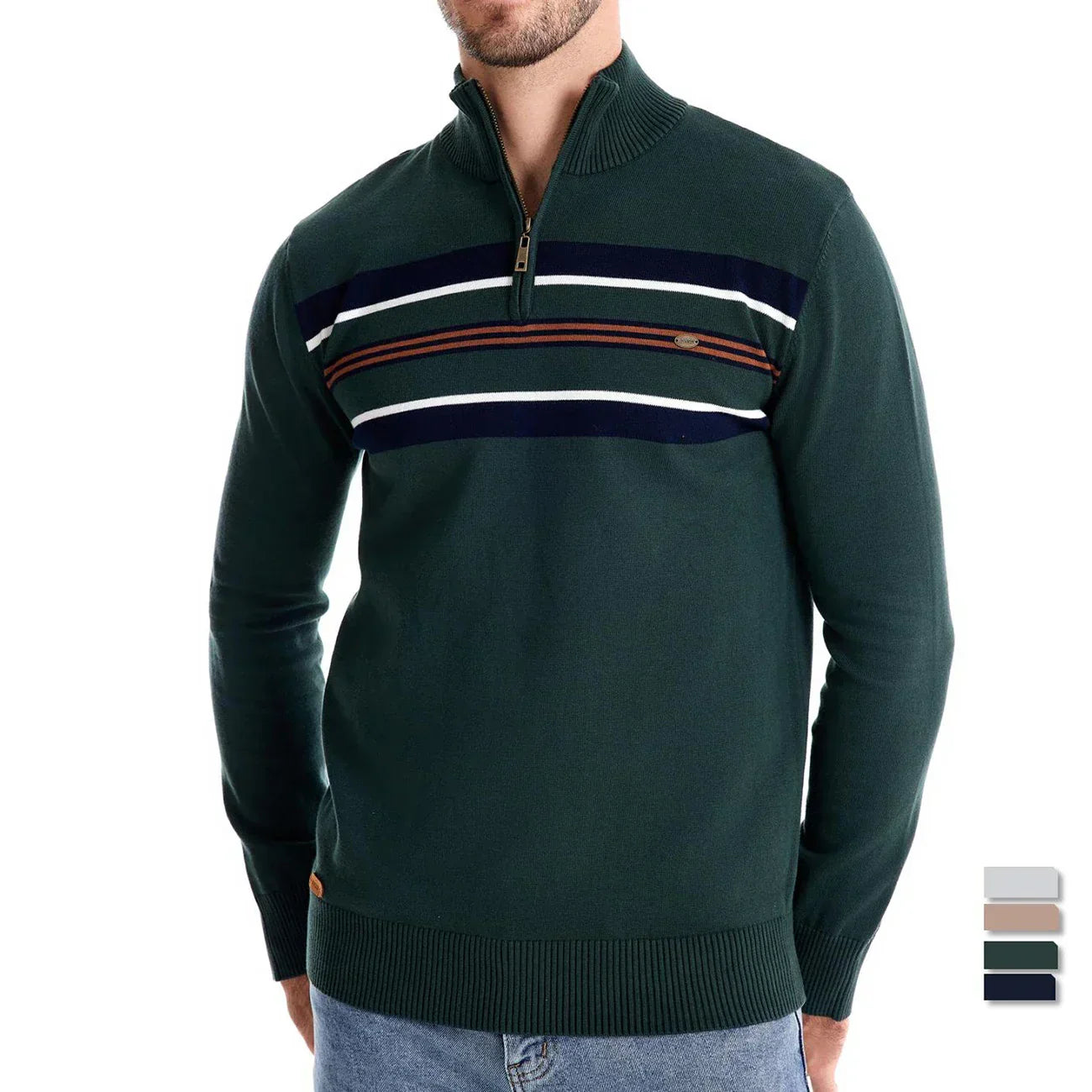 Leni | Maglia a Righe in Cotone Morbido