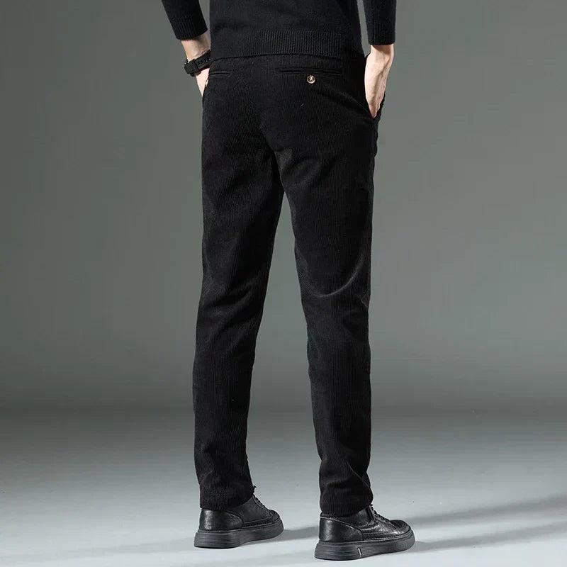 Ettore | Pantaloni in Velluto Elasticizzato