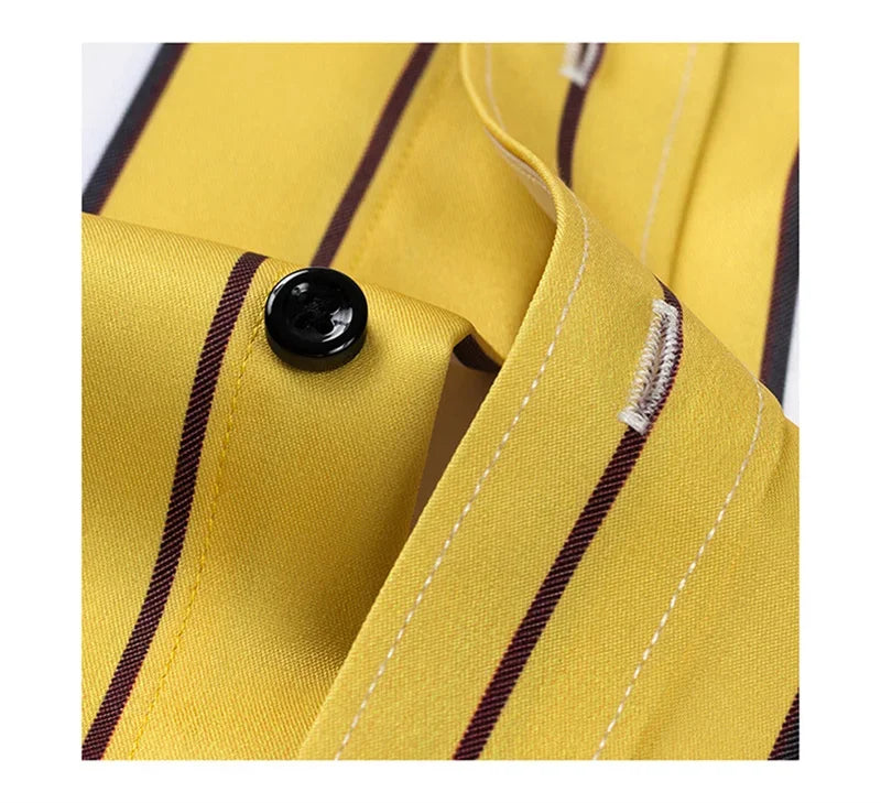 ROSSI ROMA | CAMICIA DA UOMO CASUAL A RIGHE