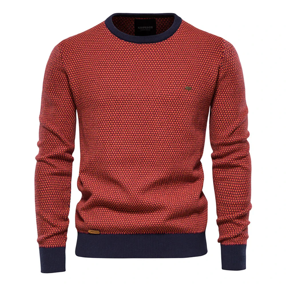 ROSSI ROMA™ | MAGLIONE TARTAN DA UOMO