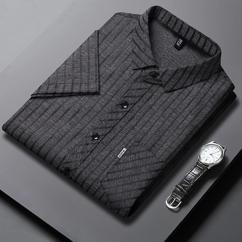 ROSSI ROMA | POLO BUSINESS CON DETTAGLIO A RIGHE