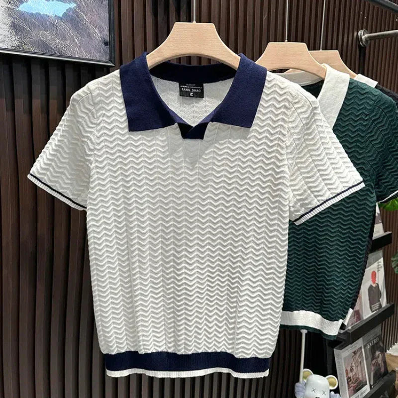 LUCA | POLO SHIRT IN TESSUTO RICCIO DE