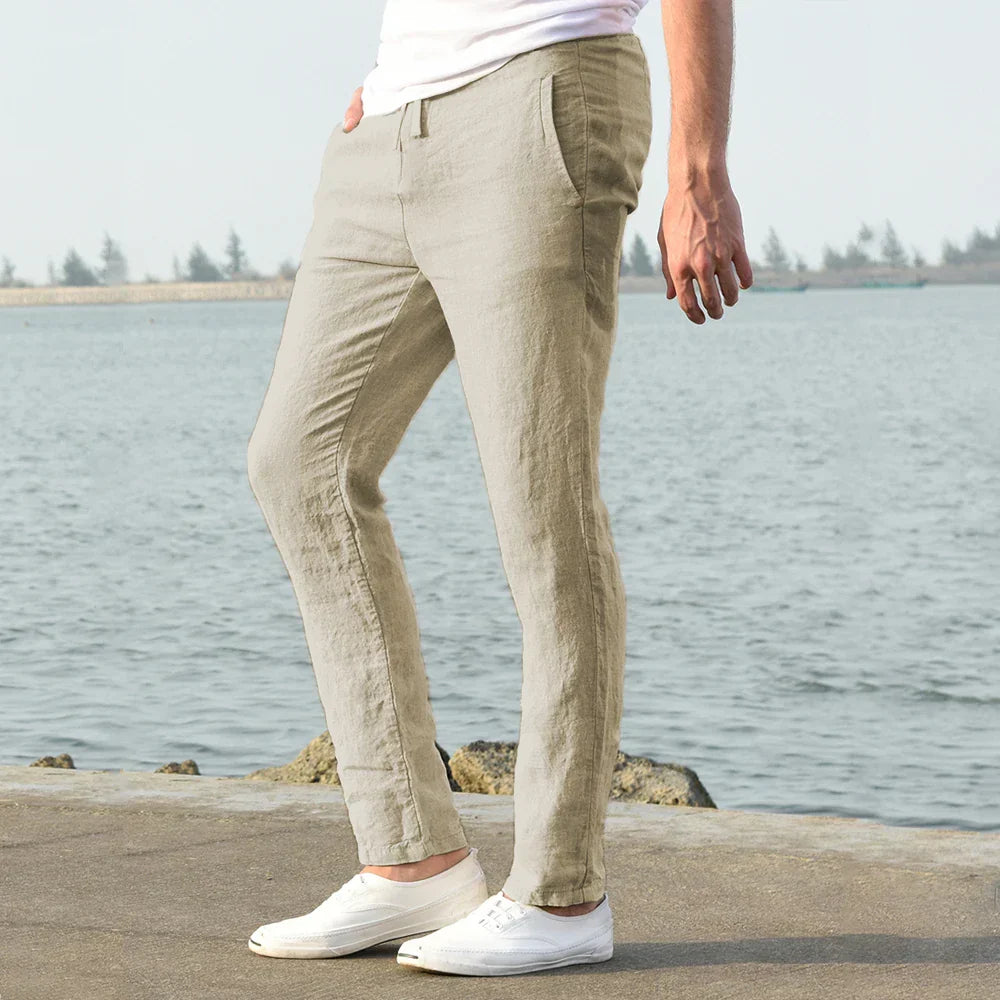 GIULIO | PANTALONI LEGGERI IN LINO