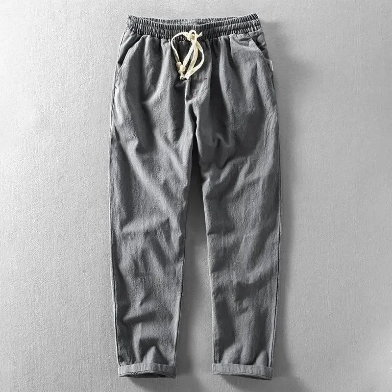 EUSEBIO | PANTALONE DA UOMO IN LINO