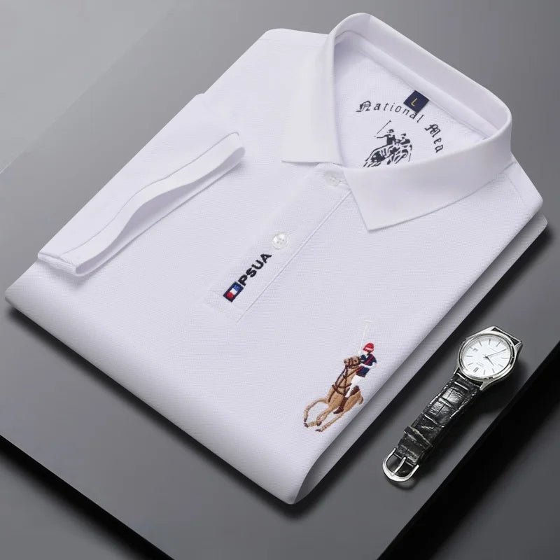 ROSSI ROMA | POLO DI LUSSO CON LOGO