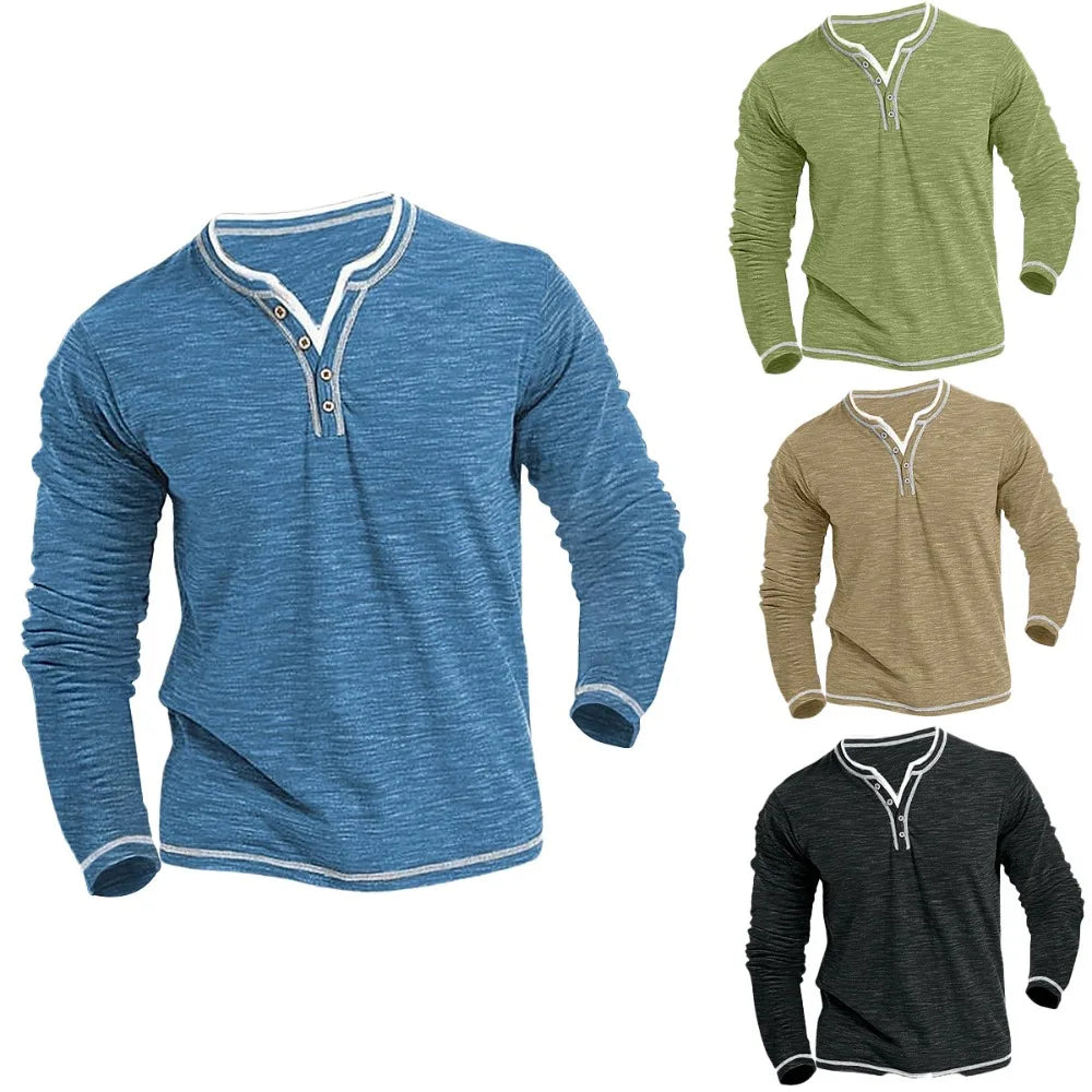 ELVEZIO | MAGLIA LEGGERA A MANICHE LUNGHE CON SCOLLO A V