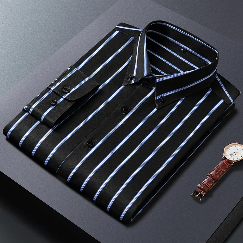 ROSSI ROMA | ELEGANTE CAMICIA A RIGHE DA UOMO