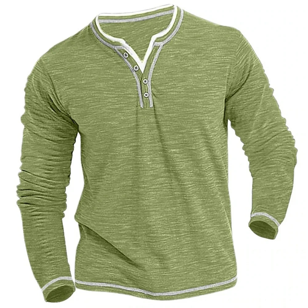ELVEZIO | MAGLIA LEGGERA A MANICHE LUNGHE CON SCOLLO A V