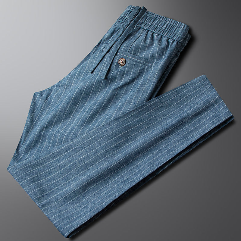 PANTALONI IN COTONE-LINO MILANO