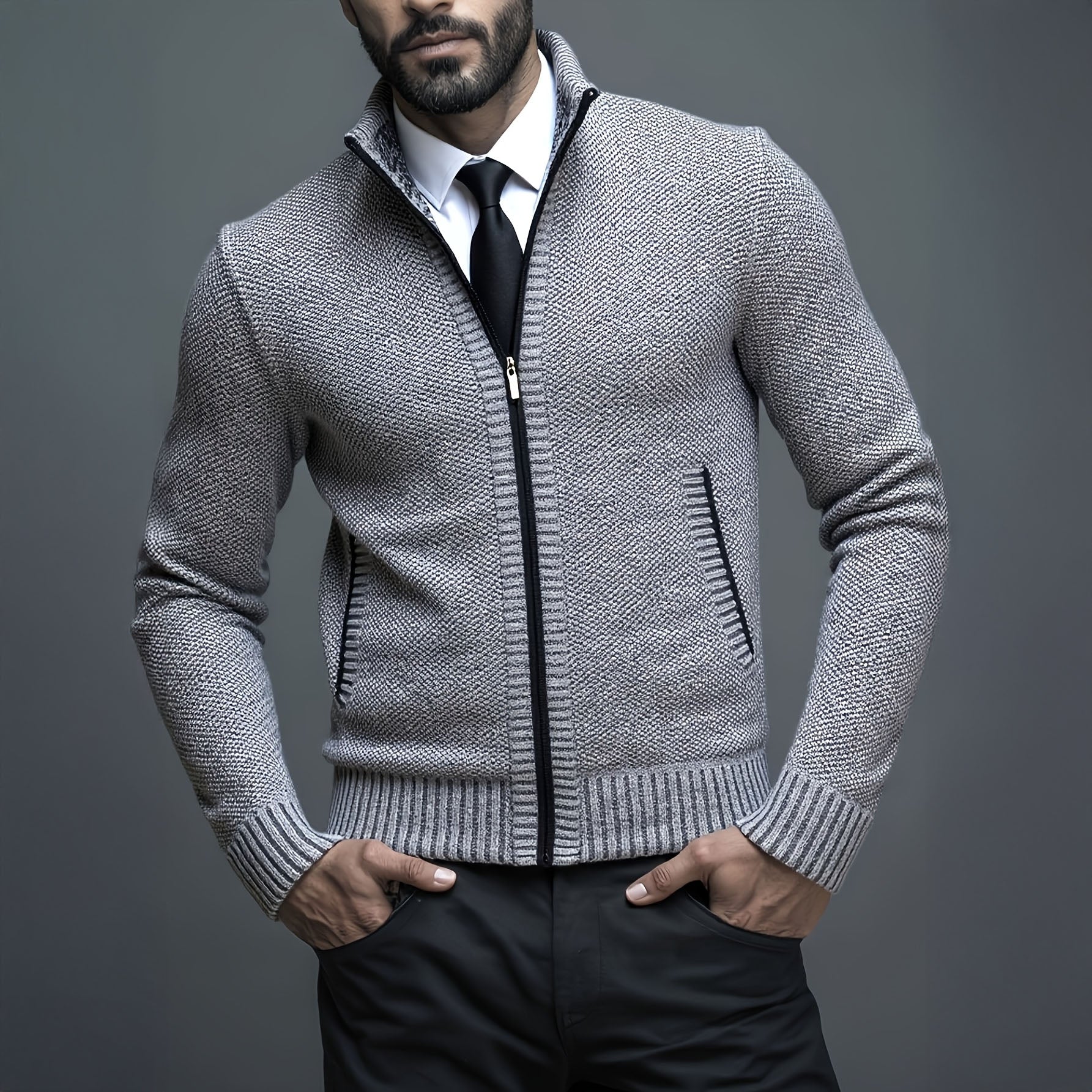 ROSSI ROMA | GILET DA UOMO DI LUSSO CON CHIUSURA A ZIP