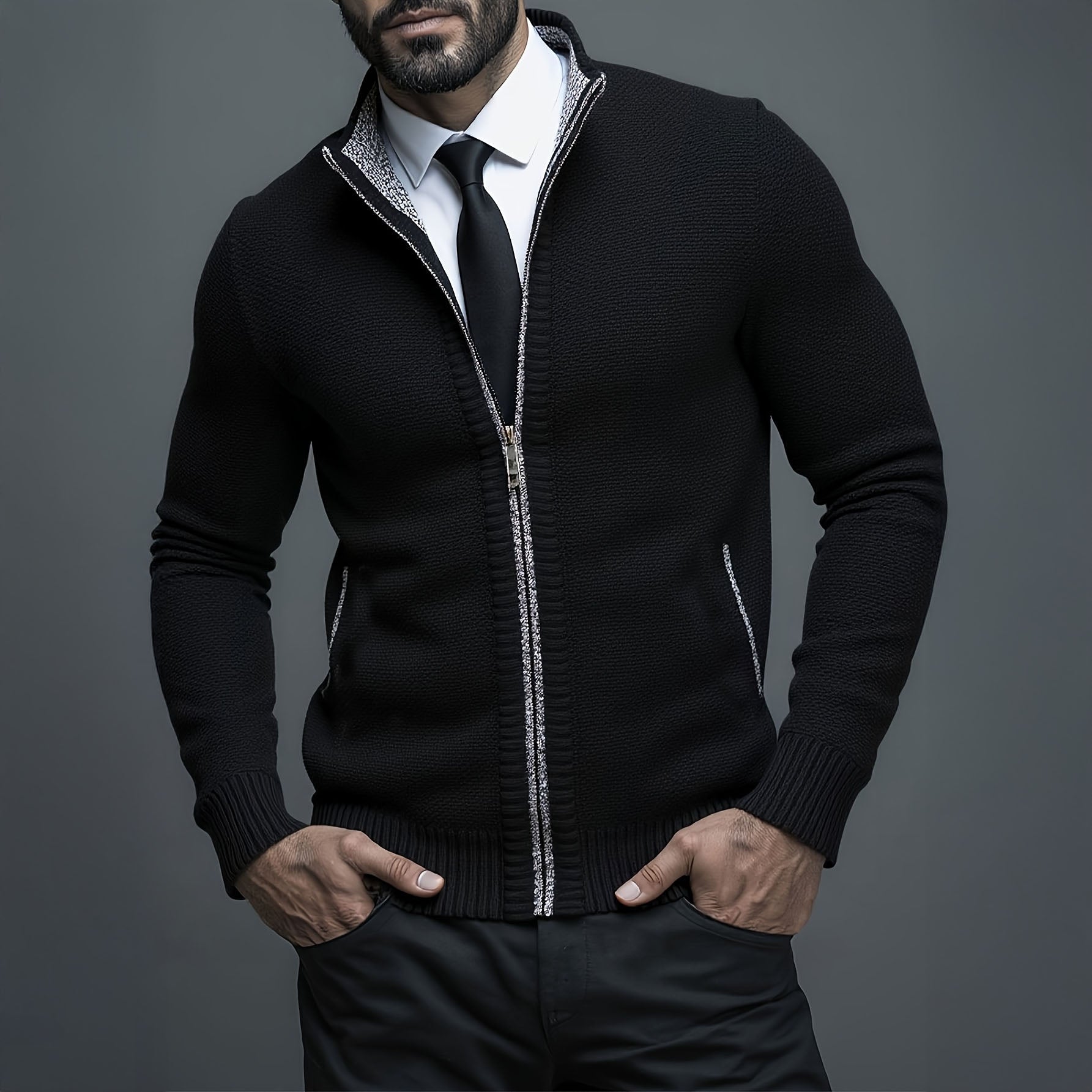 ROSSI ROMA | GILET DA UOMO DI LUSSO CON CHIUSURA A ZIP